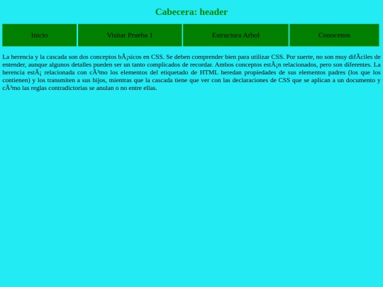 HerenciaCss screenshot