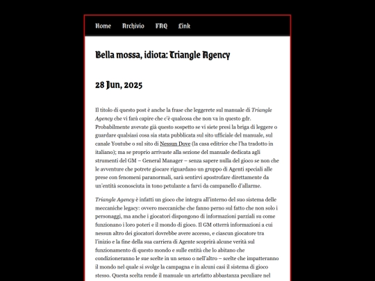 posts/2025-06-28-Bella-mossa--idiota--Triangle-Agency screenshot