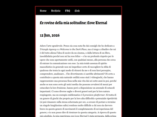 posts/2026-06-12-Le-rovine-della-mia-solitudine--Love-Eternal screenshot