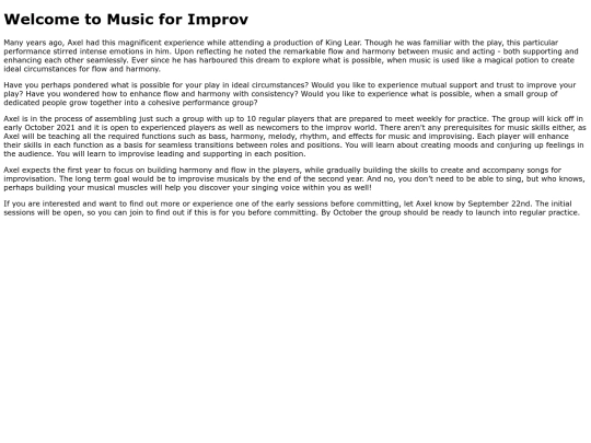 musicforimprov screenshot
