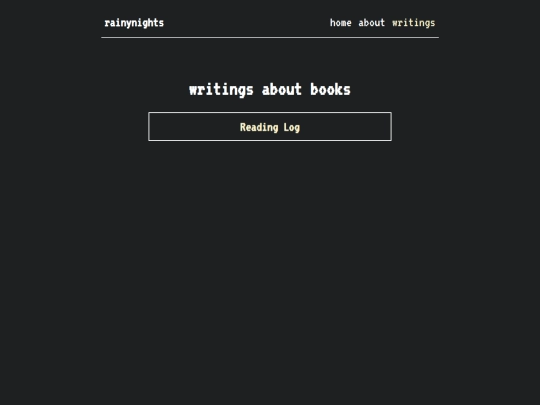 night/writings/books screenshot