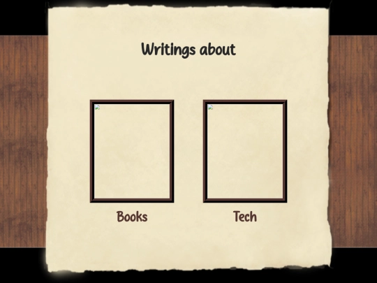 writings screenshot