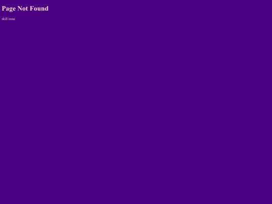 not_found screenshot