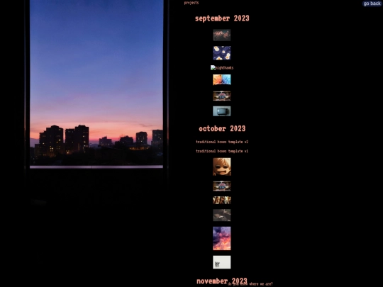projects screenshot
