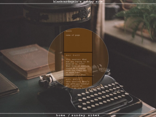 sundaysites screenshot