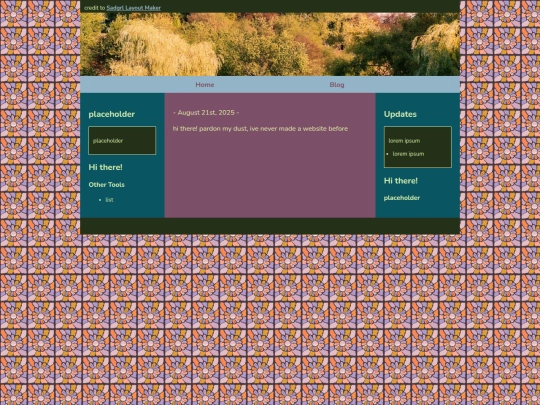 blog screenshot