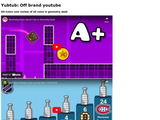 yubtub screenshot