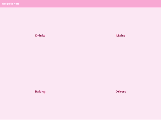 recipe-homepage screenshot