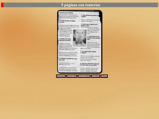 5 PAGINAS/5 paginas. dos versiones/periodico screenshot
