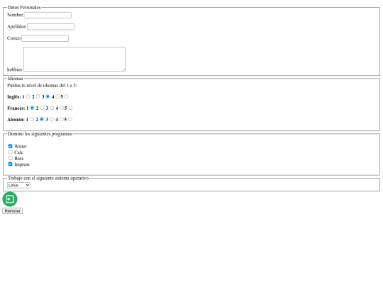 indexFormulario screenshot