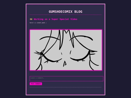 BLOG screenshot