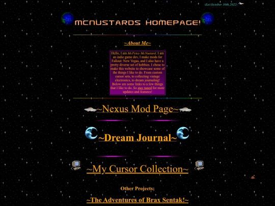 Homepage screenshot