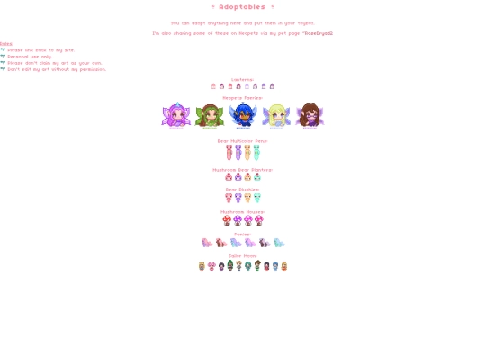 adoptables screenshot
