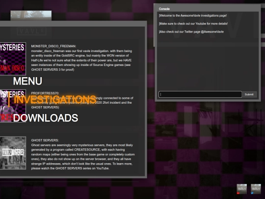 investigations screenshot
