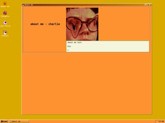 aboutme screenshot