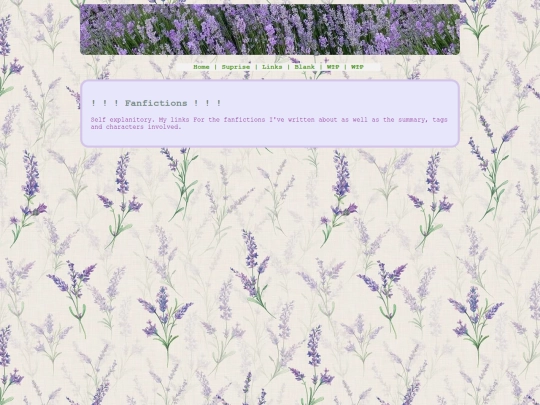 fanfictions screenshot