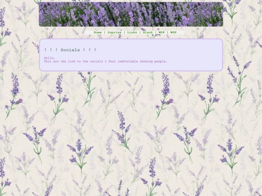 socials screenshot