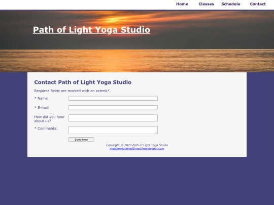 contact screenshot