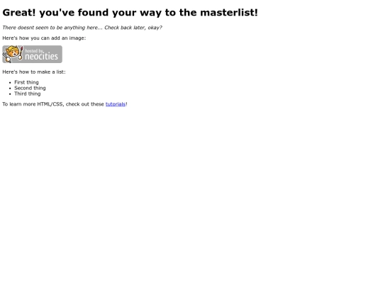 masterlist screenshot
