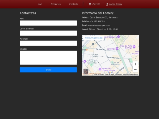 contacte screenshot