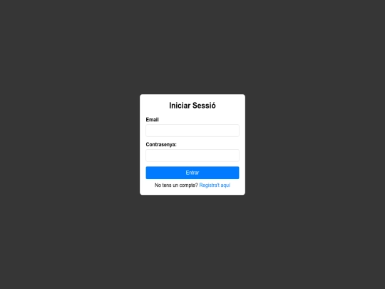 login screenshot