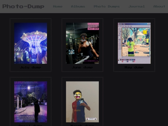 photo-dumps screenshot
