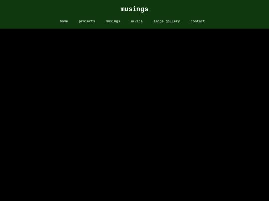 musings screenshot