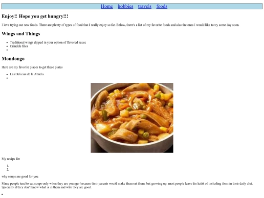 foods screenshot