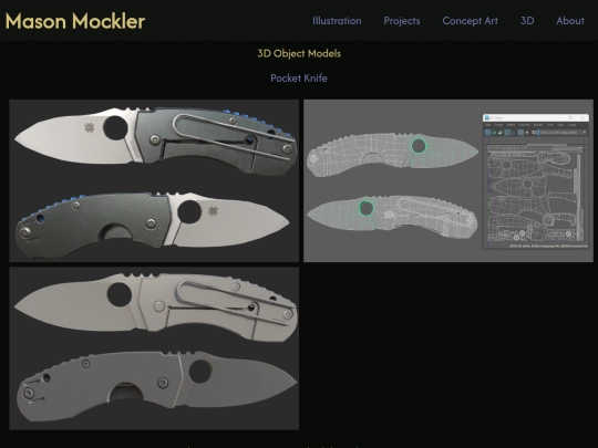 Portfolio/3D screenshot