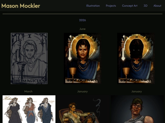 Portfolio/CommissionedWork screenshot