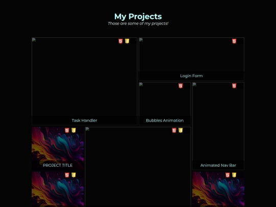 projects-gallery demo screenshot