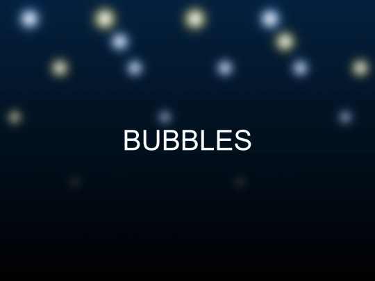 projects/bubbles screenshot