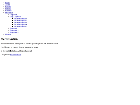 starter-page screenshot