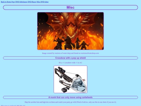 dnd-shet/Settings screenshot