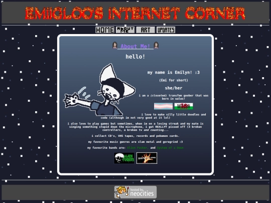 page/aboutme screenshot