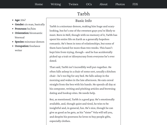 ocs/tarbh screenshot