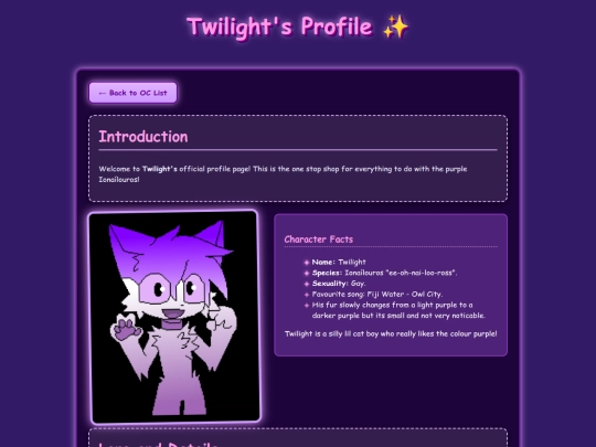OCs/Twilight screenshot