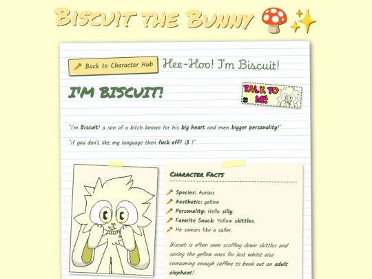 OCs/biscuit screenshot