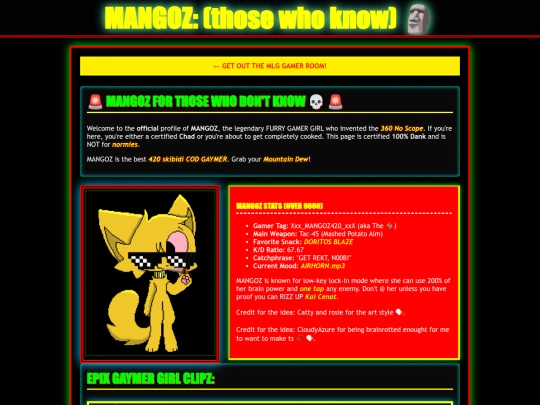 OCs/mangoz screenshot