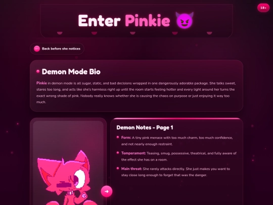 OCs/pinky screenshot