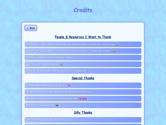 credits screenshot