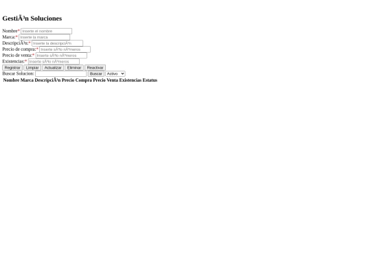 modules/ModuloSoluciones/Vista_Soluciones screenshot