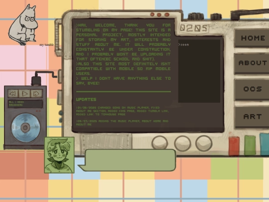homepage screenshot