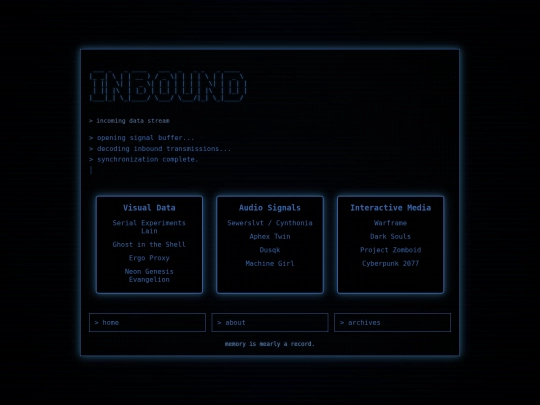inbound screenshot