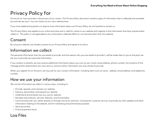 privacy-policy screenshot