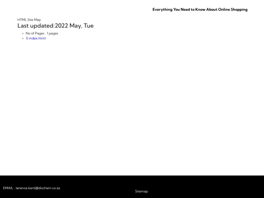 sitemap screenshot