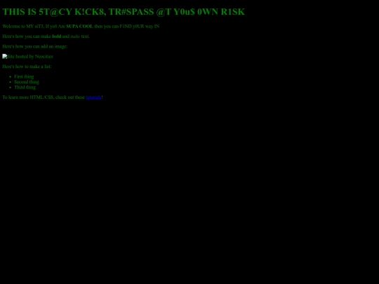 index screenshot