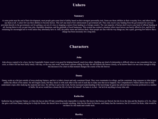 unhero screenshot