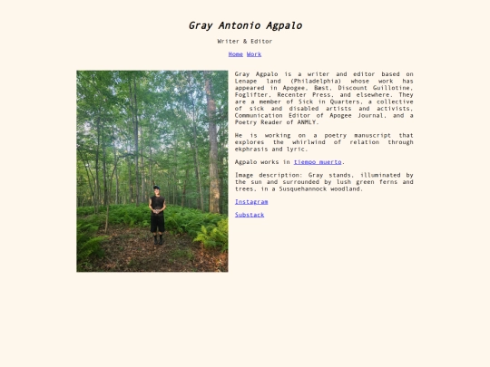 bio screenshot