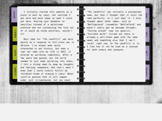 diary screenshot